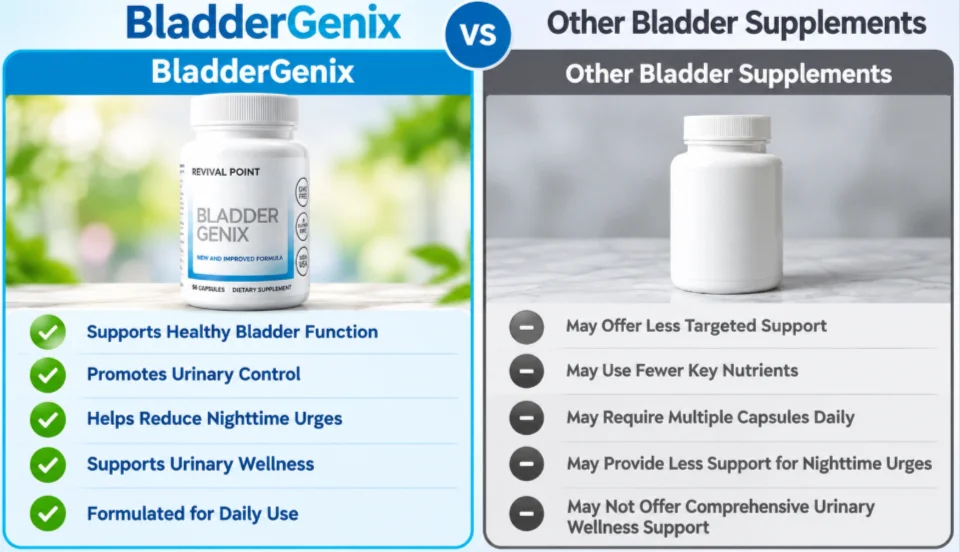 BladderGenix vs Other Supplements