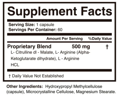 BloodPril Supplement Fact.