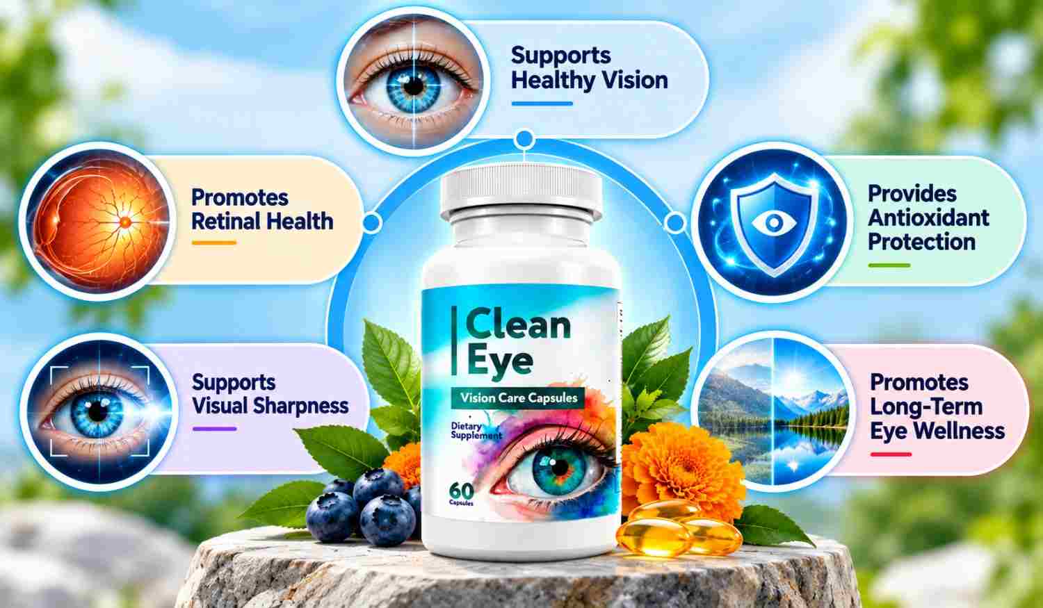 Clean Eye Benefits.