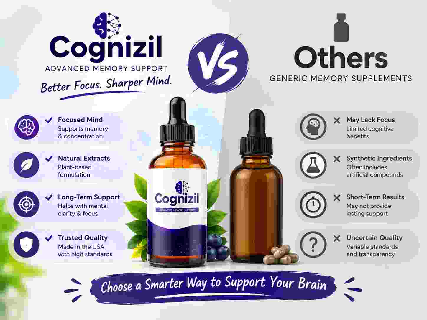 Cognizil Vs Other Supplement