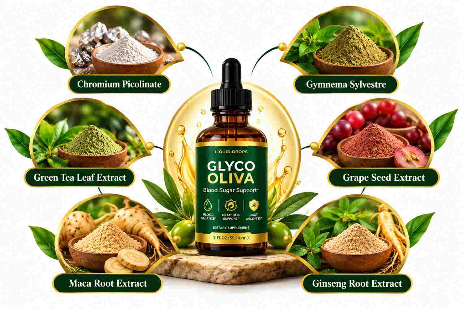 Glyco Oliva Ingredients.
