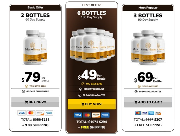 MemoHoney Price.
