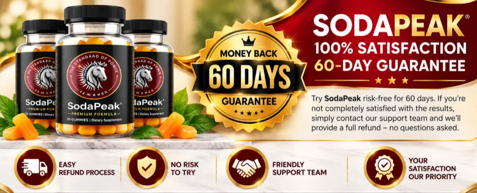 Soda Peak Money Back Guarantee