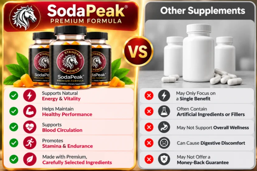 Soda Peak Vs Other Supplements